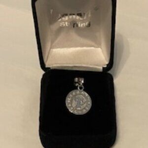 Texas Rangers Baseball Charm - Sterling Silver
